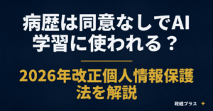 AI学習と病歴情報・個人情報保護法